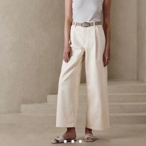 Banana Republic Crop High Rise Wide Leg Jean - NWT